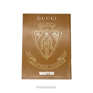 🔴 Gucci BRUTUS Magazine